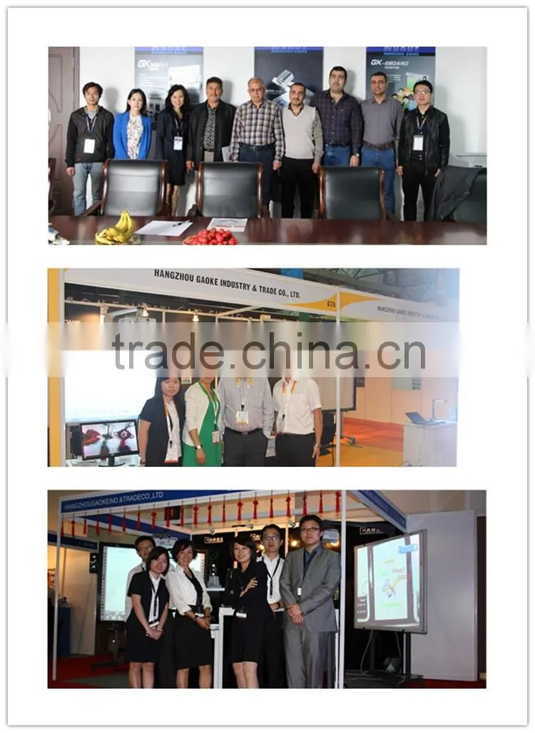 Multiuser USB interactive whiteboard for education,business,conference,etc.world-class interactive board 85"