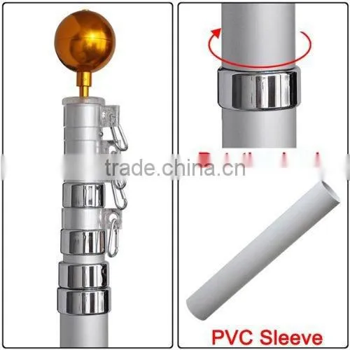 Suzhou Factory Stable Aluminum Flag Pole