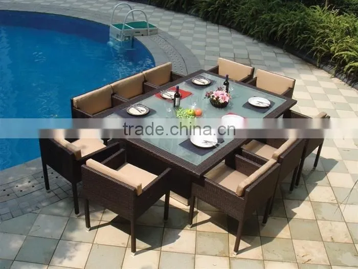 Garden classics outdoor furniture/wooden garden furniture/poly rattan garden furniture(DH-N9073)