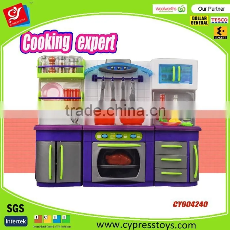 Dollhouse deluxe happy kitchen toys set with utensil