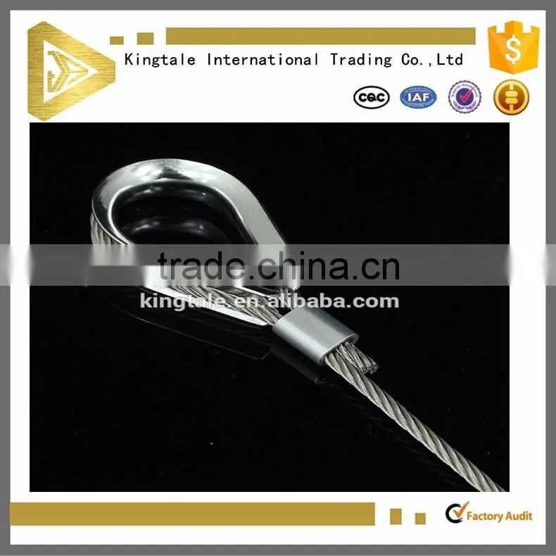1x7 1x19 7x7 7x19 pe covered galvanized steel ropeand sling