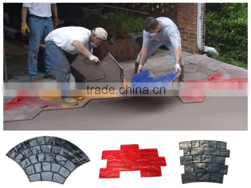 Stamping Rubber Pavement Mold paving block mold concrete pavement mould