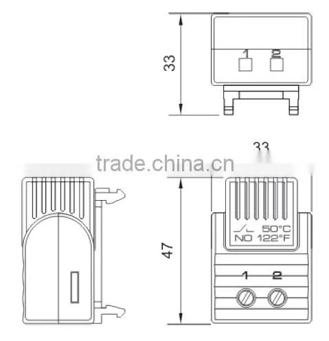 SAIPWELL FTS 011 Default Temperature Setting Fan Thermostat