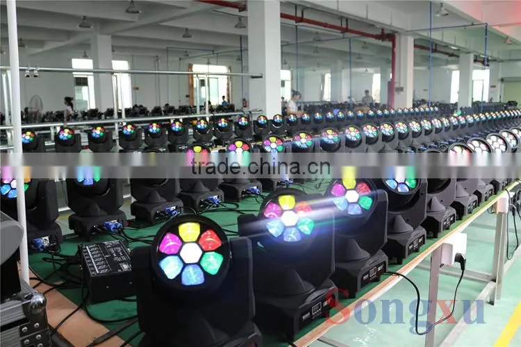 competitive price brightness 7x10w cree beamled hobbit led moving head