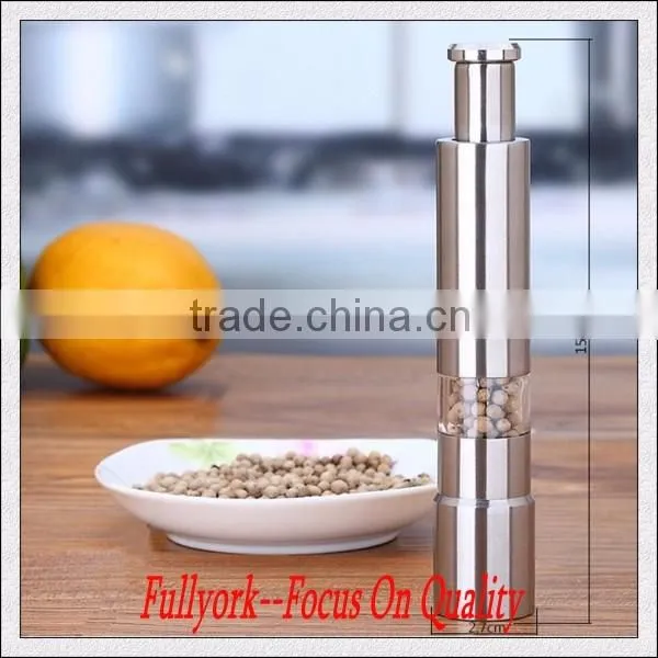 Stainless Steel Portable Manual Pepper Grinder Pepper Mill as seen on tv