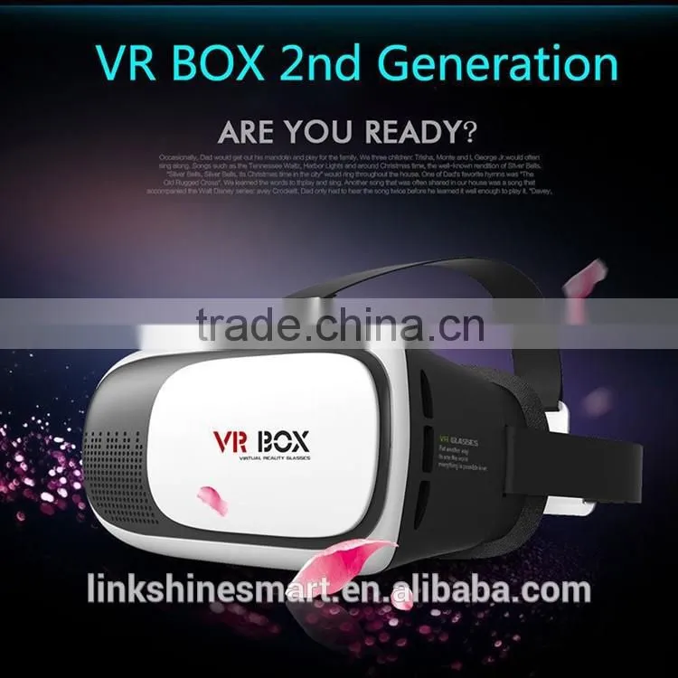 New products 2016 3D Movies Games Vr Box 3D Glasses virtual reality glasses for mobile phone