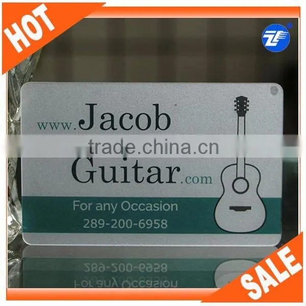 Transparent pvc business card 0.38mm thicknerss
