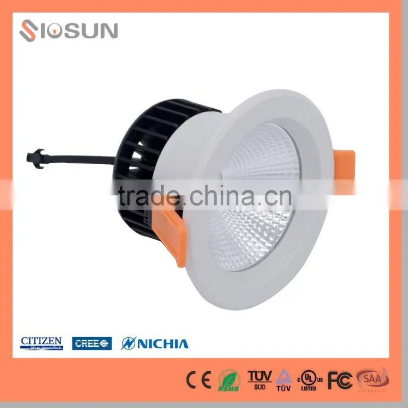 5W 1210Lumens SAMSUNG SMD 140mm Cut Out LED Aluminum Recessed Downlight