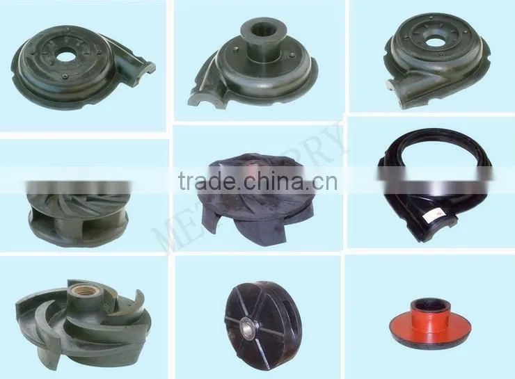 slurry pump with rubber liner
