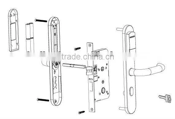 security hotel card lock LSD8103# factory