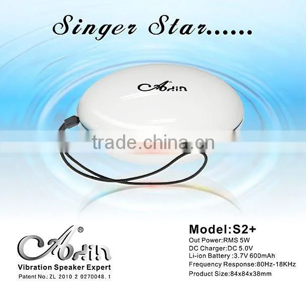 USB Vibration Speaker support TFcard and FM radio function
