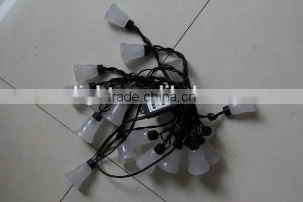 pvc cable led string light flower