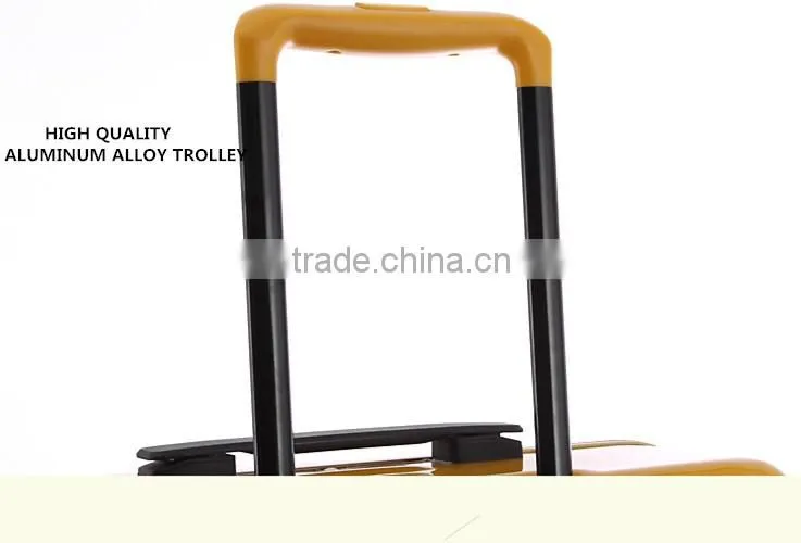 Simple fashion aluminum frame travel business luggage