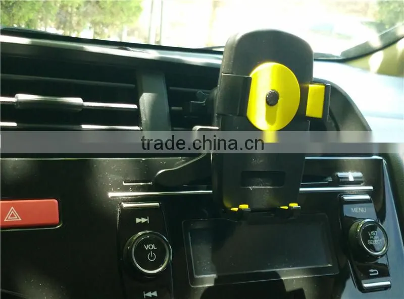 2016 Fashion design 360 degree ABS plastic air vent phone holder