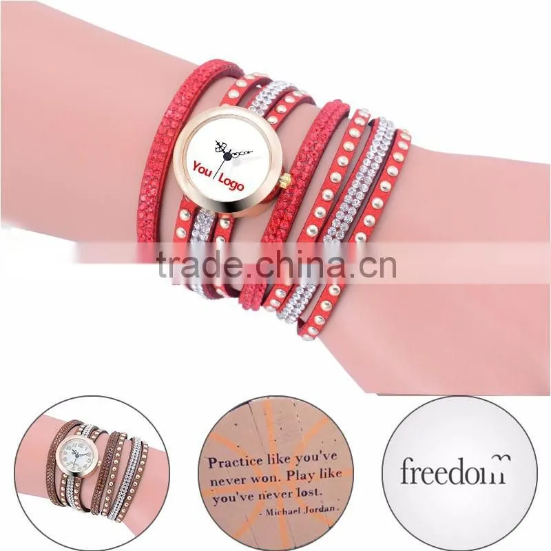 Retail Fashion Women Watches Customized with Your Business Name Boyfriend Gift