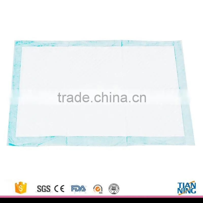 Widely use disposable high quality PE film underpads for incontinent person