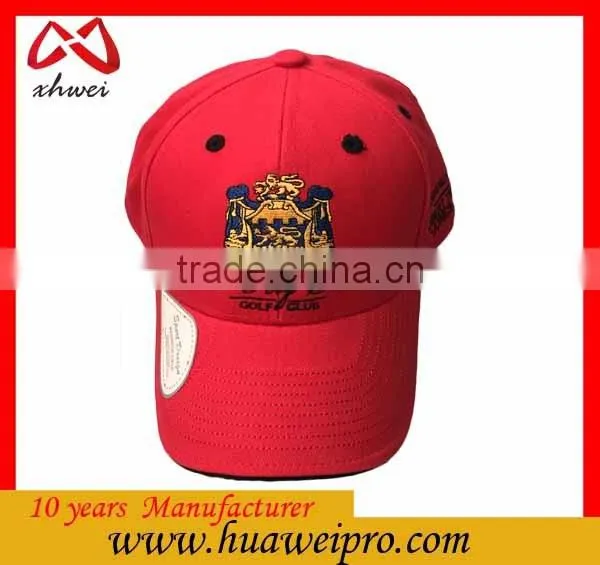 Guangdong factory oem 3d emroidery baseball caps and hats/fashion golf cap
