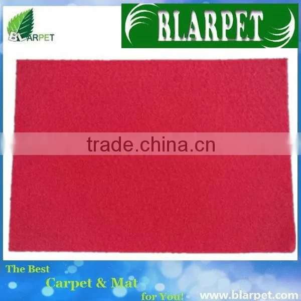 Super quality factory direct stylish hot sale exhibition carpet red