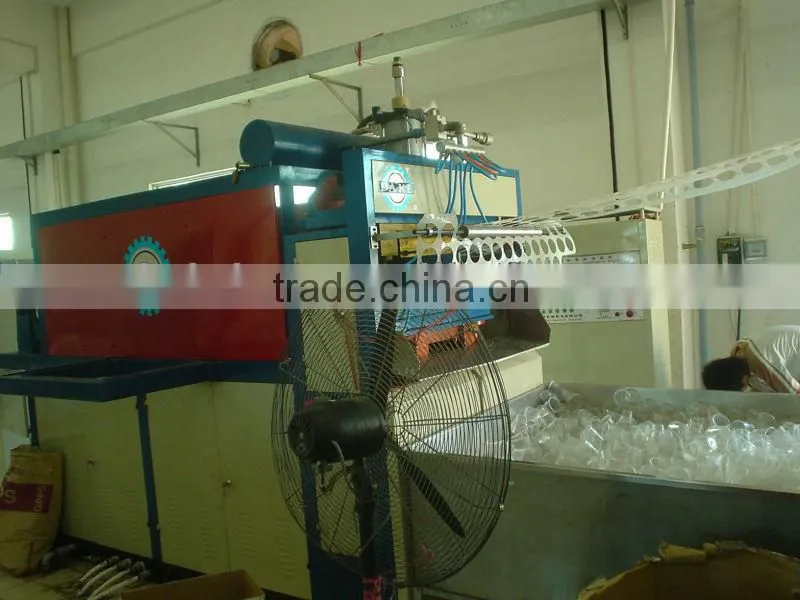 fully automatic PP/PS/PE/ABS/thermoforming machine with stacking machine