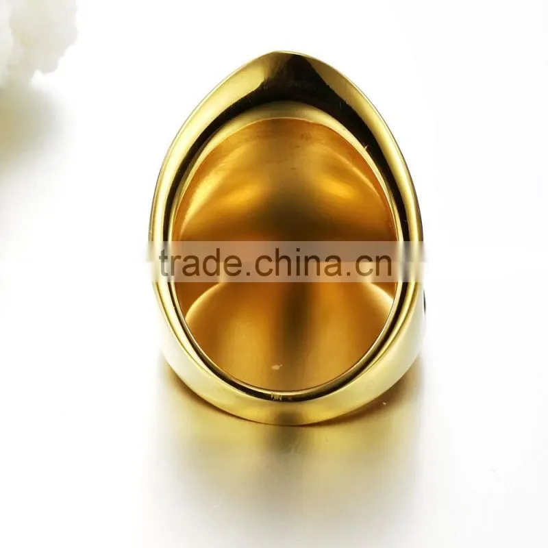 China Wholesale 2014 Special design new gold ring models for men