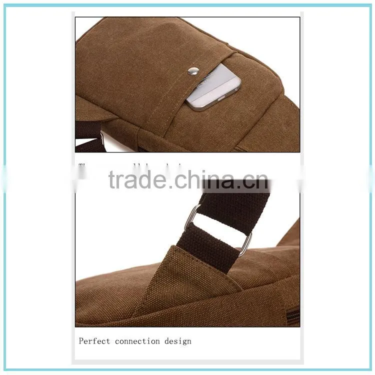 New Canvas Bag Messenger Shoulder Men Bag sport Chest Bag