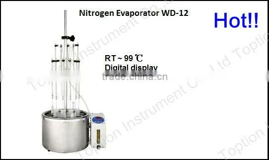 Laboratory Thermostatic Devices Classification Nitrogen Evaporator with Water Bath WD-12 for sale