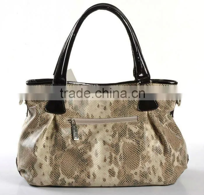 Summer Hot 2012! New Fashion Snake-Skin PU Handbag!