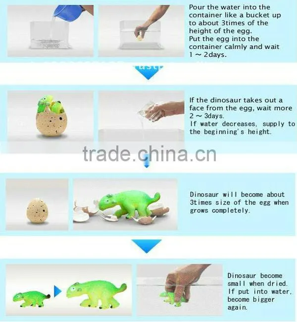 MIni size growing dinosaur eggs /novel pet eggs toy / water growing egg toys