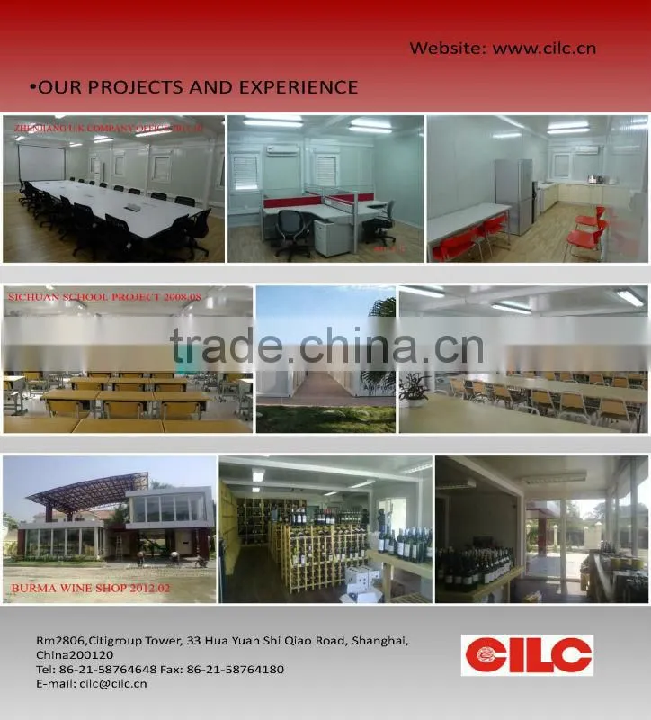 Flat-pack disaster relief prefab container A