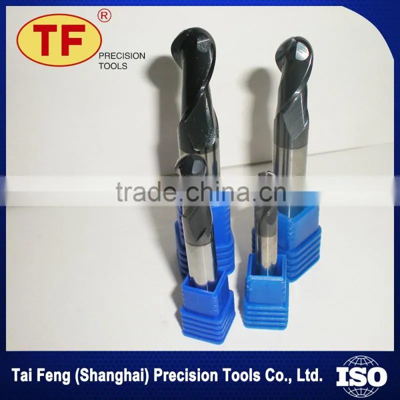 Made In China Tai Feng Cnc Machine Cutting Tools Solid Carbide Thread Ball Nose End Mills Metal Cutting Tools