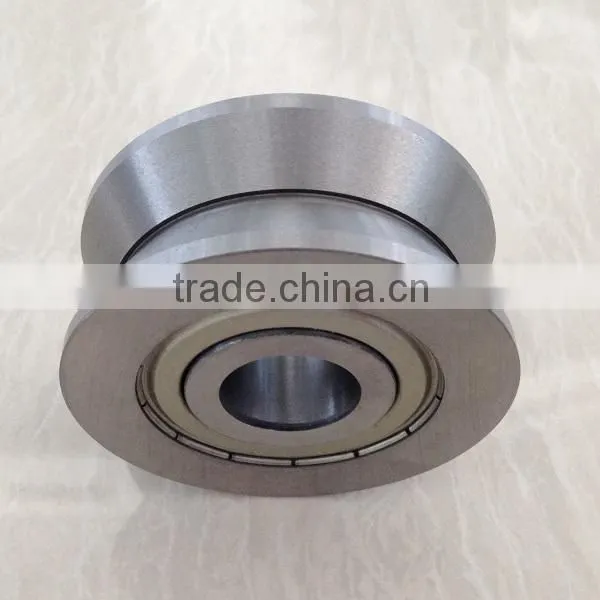 Dual V Groove Guide Bearing Precision Double Row Angular Contact Ball Bearings for Linear System