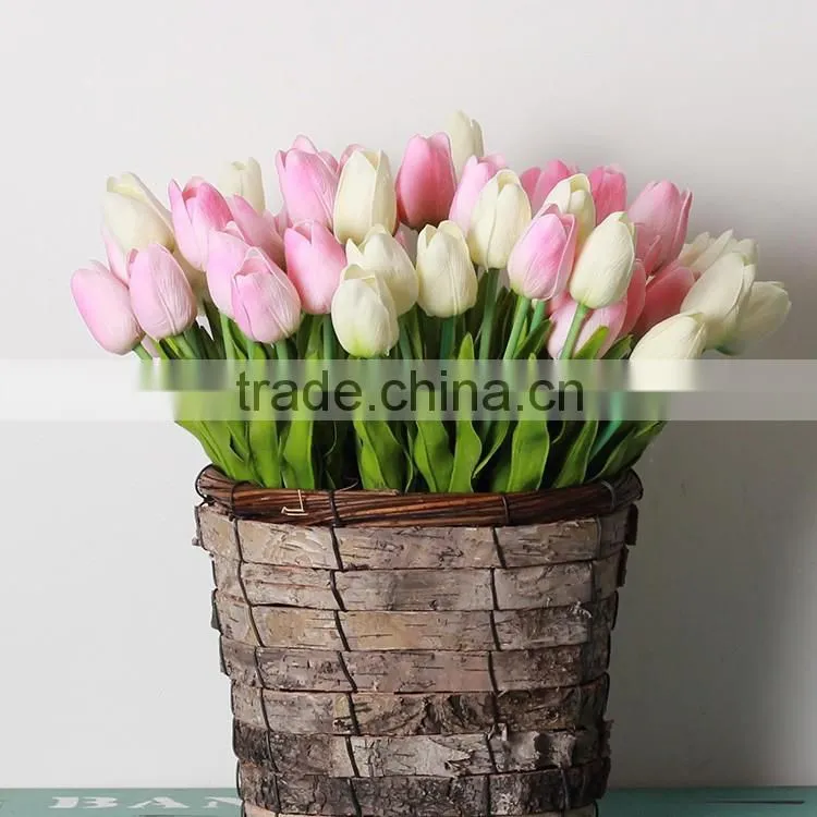 Cheap PU tulip artificial flower home decor