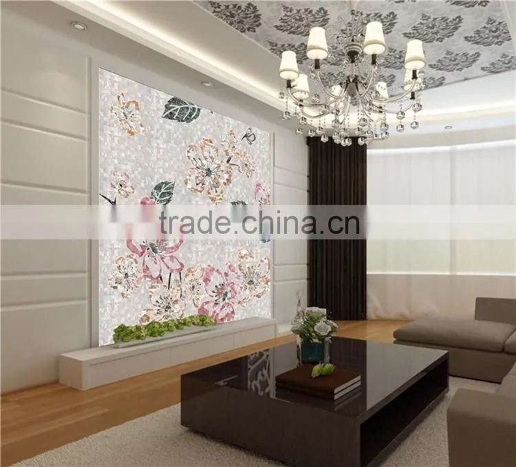 Chinese mother of pearl shell mosaic tile for background wall panel