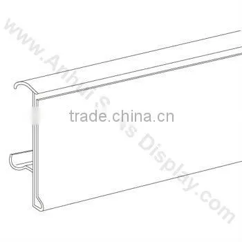 Extruded PVC Clear Price Label Holders for Retail