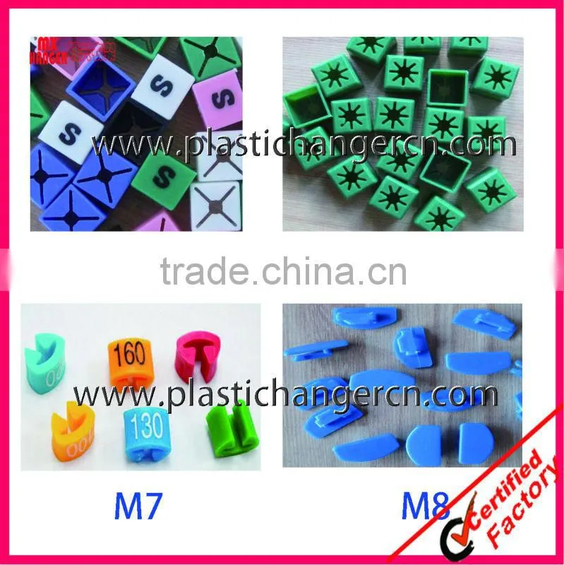 hanger size marker,hanger marker,plastic size marker