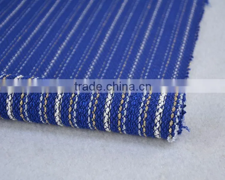Jiufan Textile 2015 Fashionable Knit Fancy Fabric Striped Fabric for Garment