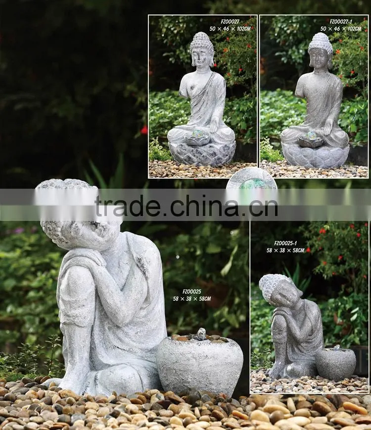 Pump operated home decoration large size water fountain for sale