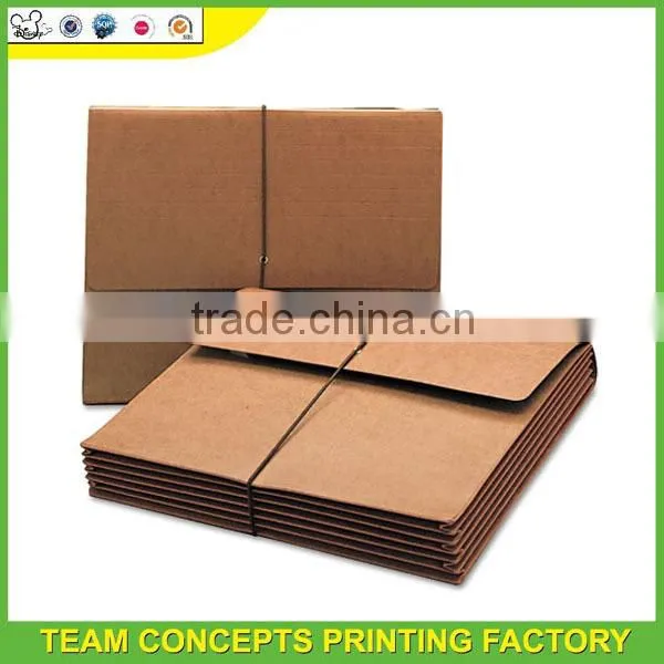 Kraft paper presentation folder printing