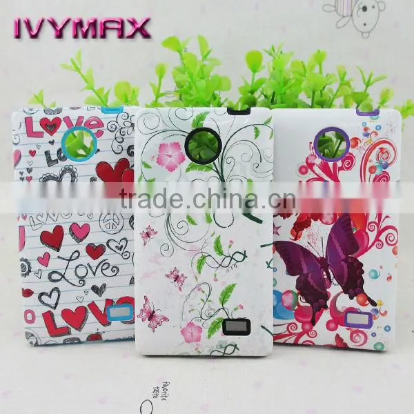 Design combo case for nokia x,case for nokia x