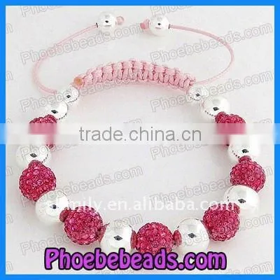 Wholesale Black Pave Bead Crystal Bar For Bracelet CTB-009