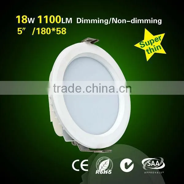 hot sale,excellent quality 18W 1100Lumen High Quality LED led downlight bulb