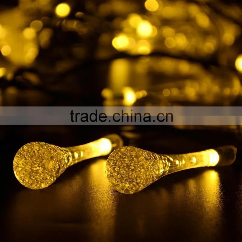 led decoration lamp supplies lantern 12 glass ball curtain lights/138L curtain light with ball