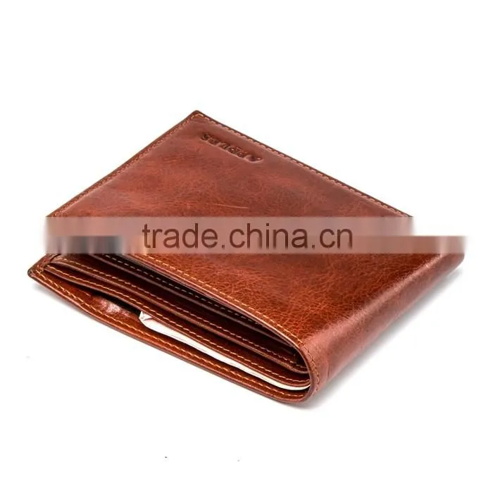 Experienced Factory Travel Good Design 100% Genuine Leather Purse