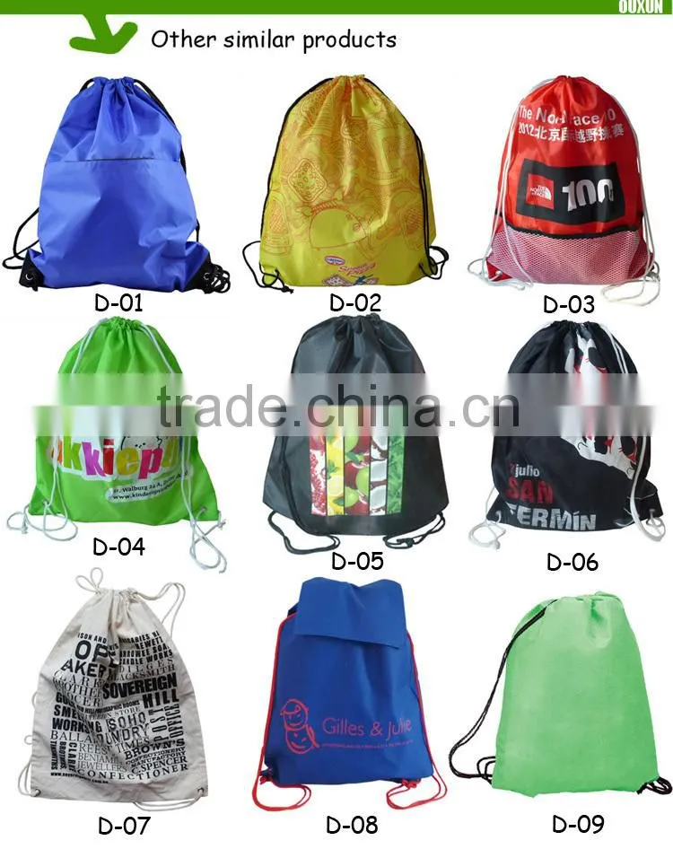 Factory direct sale drawstring promo bag