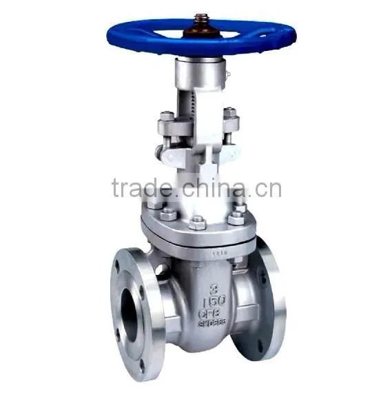 China gold supplier ASTM a216 casted gate structure flange type valve for industry
