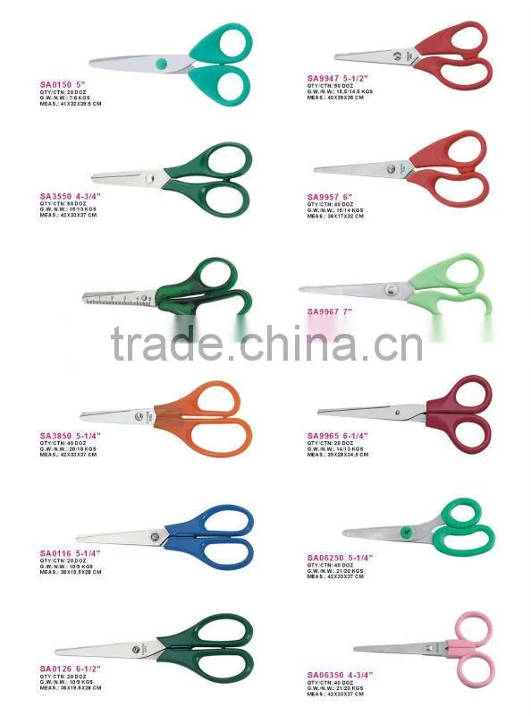 SL5535 5" Plastic Children and School kids scissors
