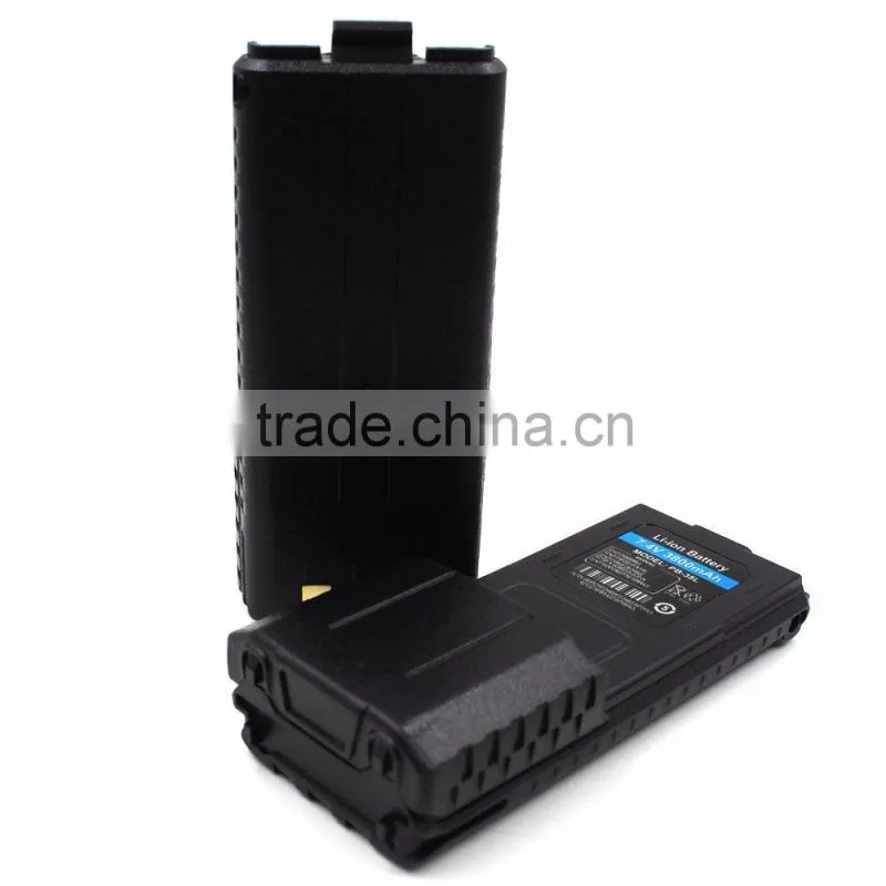 BaoFeng UV-5R 2 way radio replace Battery 3800mah 7.4V Li-ion BL-5L Black