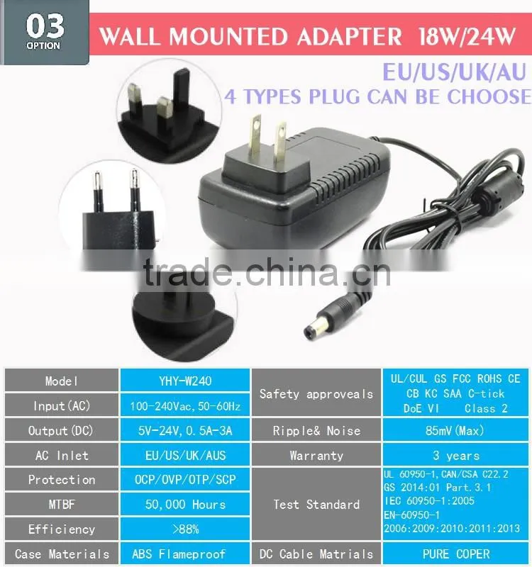 12V 5A YHY-12005000 230v dc power supply