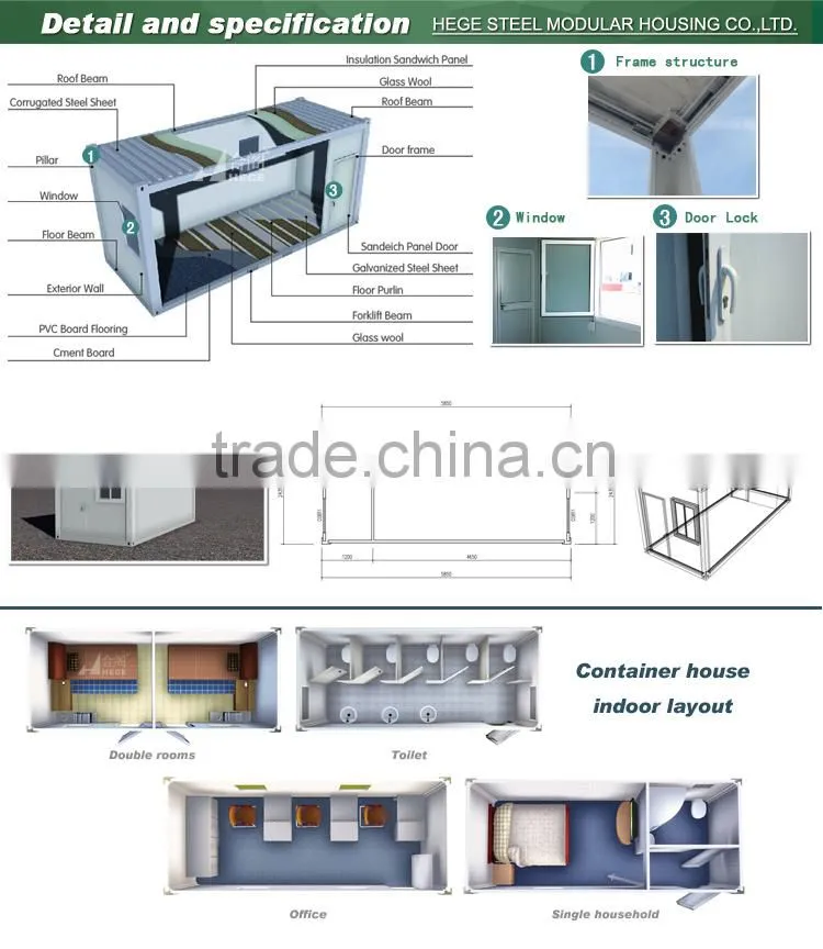 Good design temporary modular container houses