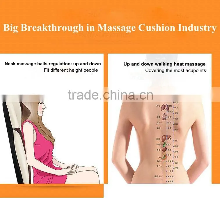 shiatsu massage cushion vibration butt massage cushion for chair